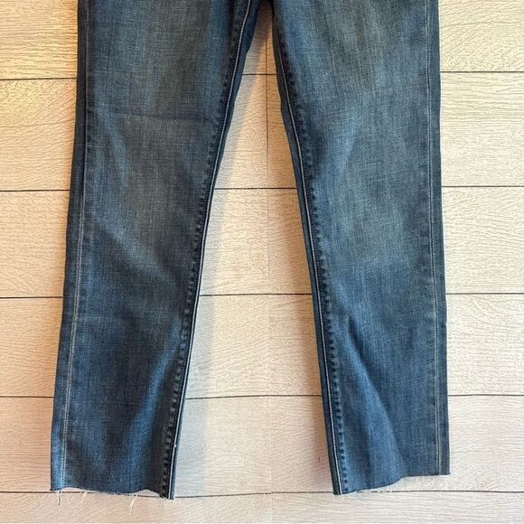 MOTHER The Insider Ankle Fray Button Fly Jeans Beyond the sky Size 26 - Picture 7 of 13